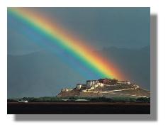 Rainbow Over Potala Palace, Lhasa Tibet_Galen Rowell